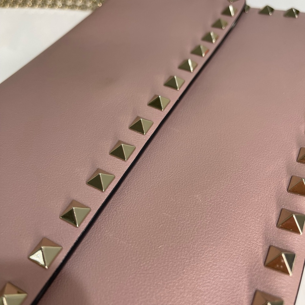 Auth VALENTINO Garavani Shoulder Bag Pink Leather 1731451 - Picture 5 of 16